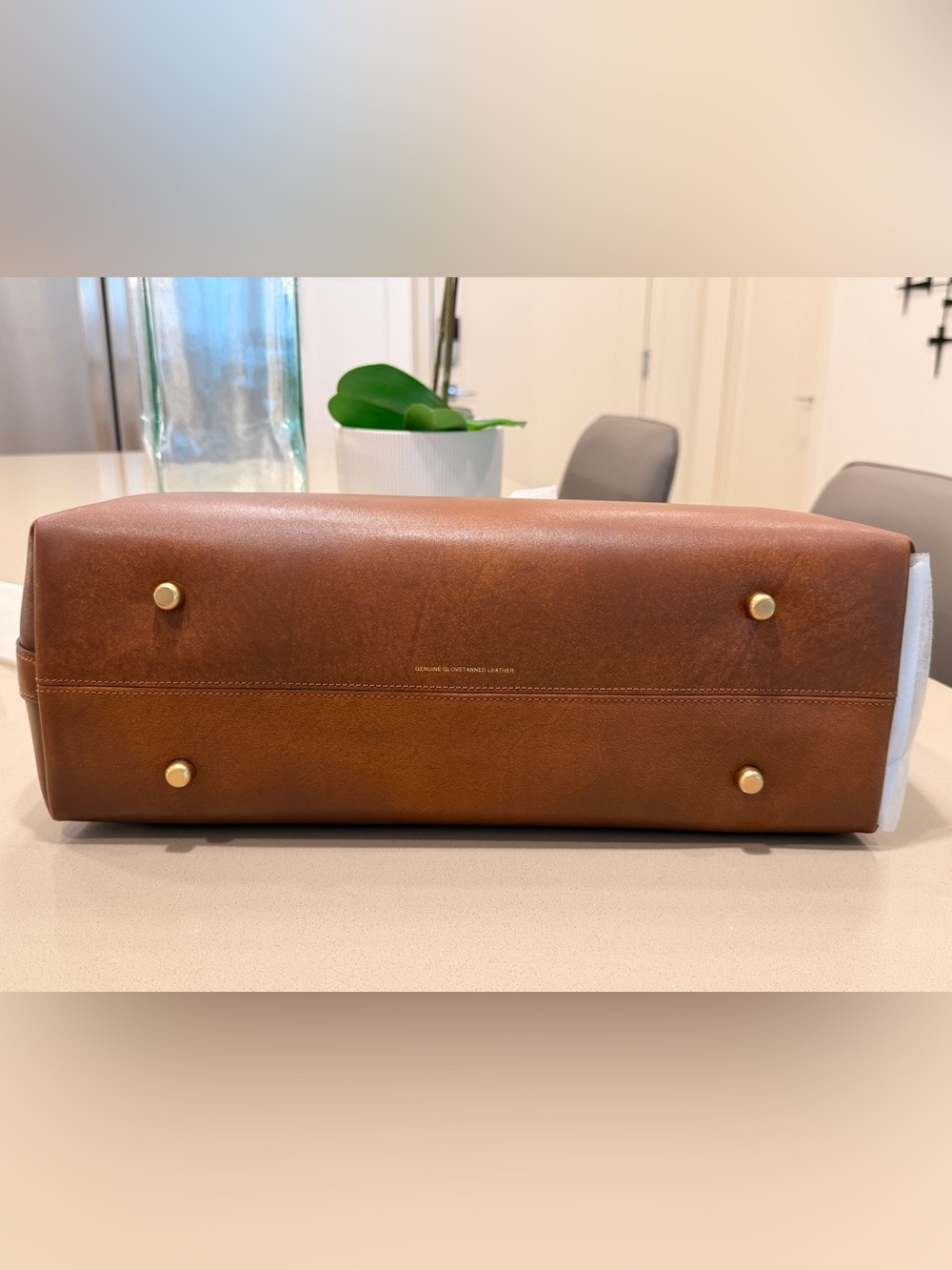 Coach Empire 40 Caryall in NEW Brown Loved Leather NWT - Picture 3 of 5